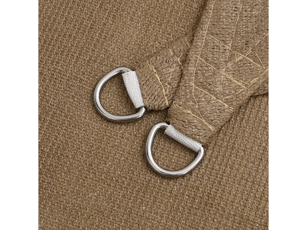 Vela de sombra 160 g/m² Taupe 2,5x5 m HDPE