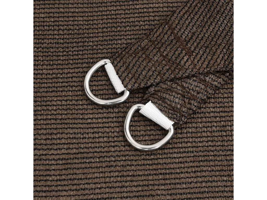 Voile d'ombrage 160 g/m² Marron 4x5 m PEHD