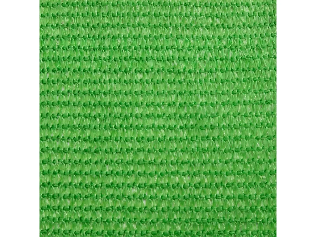 Voile d'ombrage 160 g/m² rectangulaire vert clair 2,5x5 m PEHD