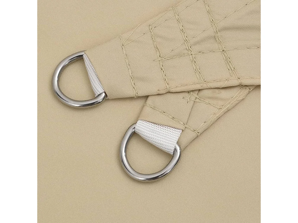 Vela ombreggiante beige 2x2x2 m 100% poliestere oxford