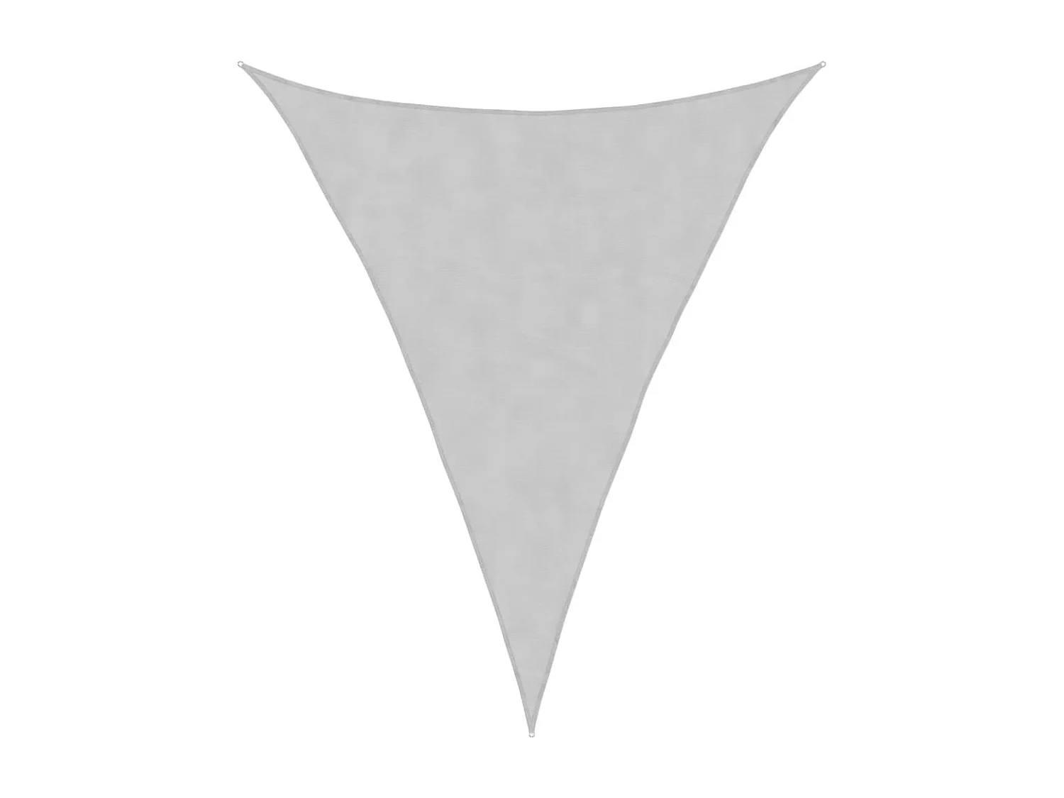 Vela ombreggiante grigio chiaro 4x5x5 m 100% poliestere oxford