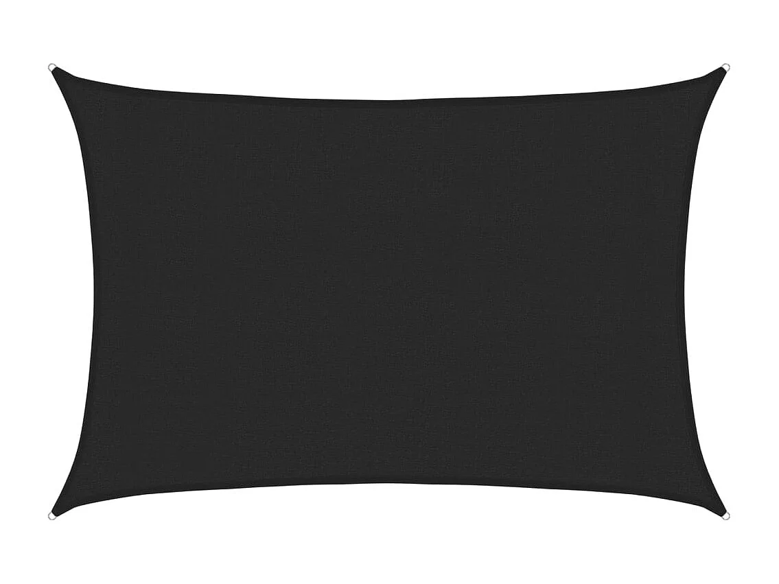 Vela ombreggiante 160 g/m² Nera 3x5 m HDPE