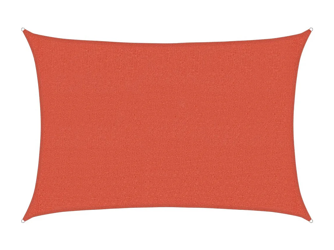 Voile d'ombrage 160 g/m² Terre cuite 2,5x3,5 m PEHD