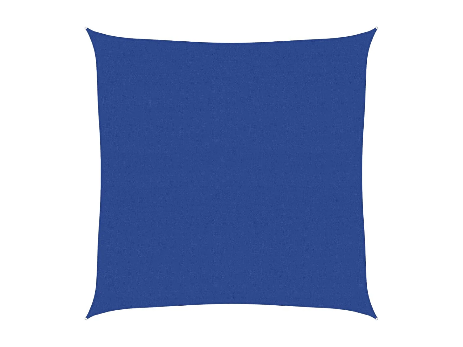 Vela ombreggiante quadrata blu 5x5 mt 160 g/m² HDPE