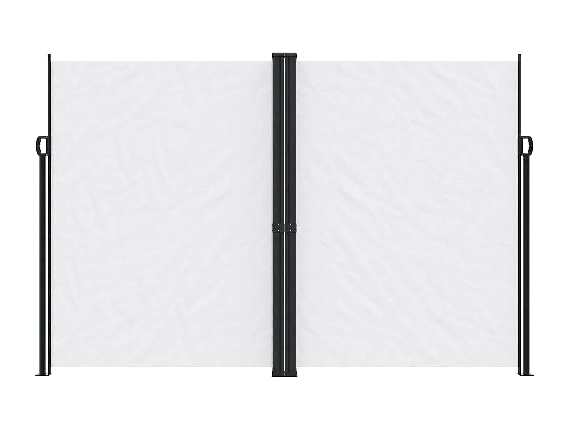 Toldo lateral retrátil branco 220x1000 cm