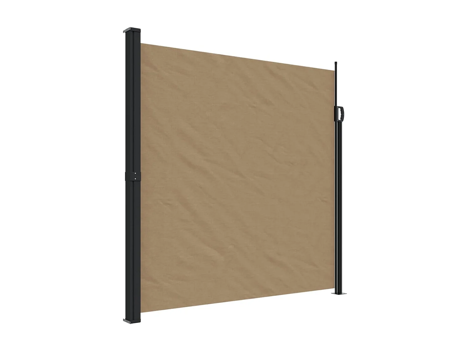 Auvent latéral rétractable taupe 200x300 cm