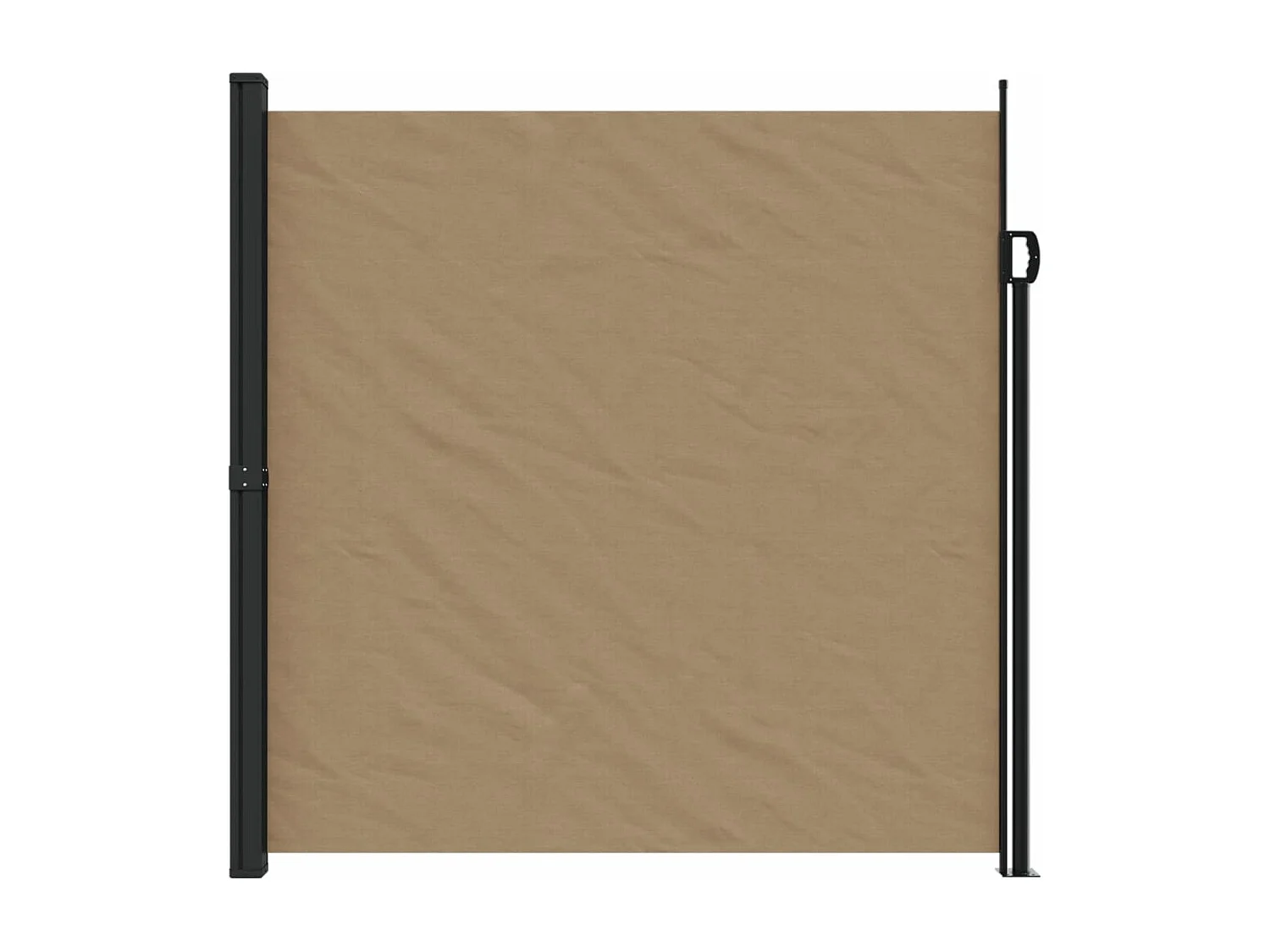 Auvent latéral rétractable taupe 200x300 cm