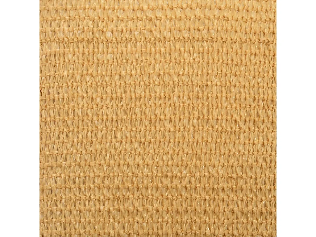 Vela de sombra 160 g/m² areia retangular 3,5x5 m HDPE