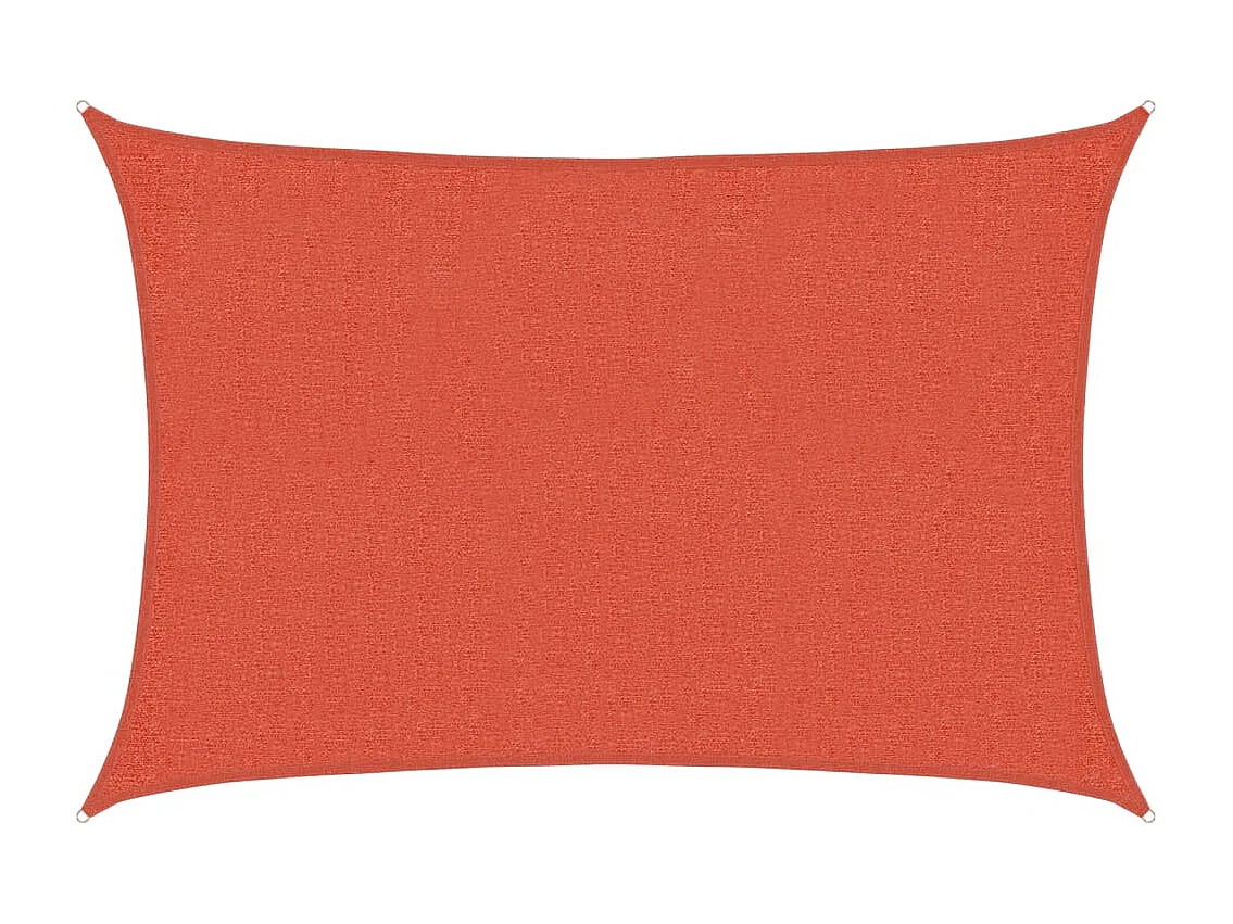 Voile d'ombrage 160 g/m² Terre cuite 2x3 m PEHD