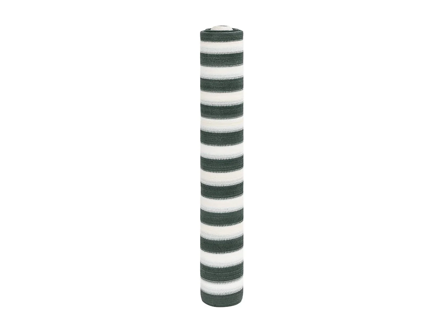 Filet brise-vue vert et blanc 1,8x10 m PEHD 75 g/m²