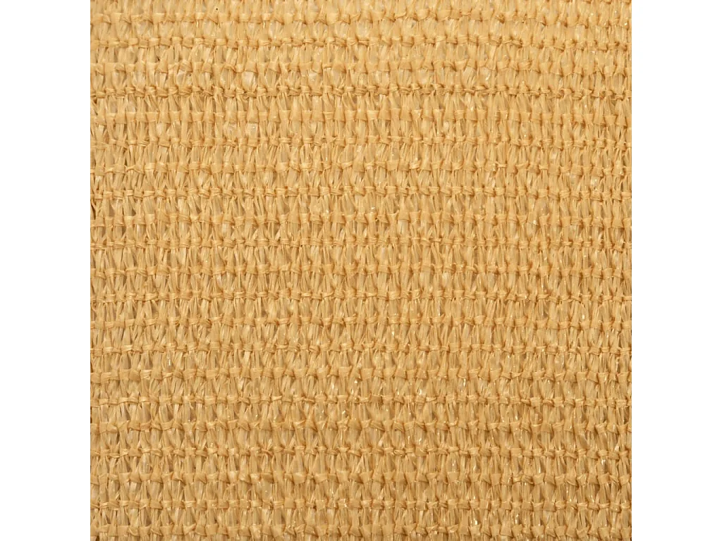 Vela de sombra 160 g/m² areia retangular 4x7 m HDPE