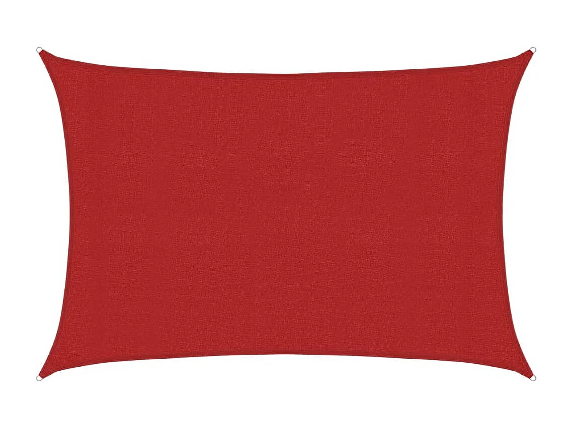 Vela ombreggiante 160 g/m² Rossa 3x5 mt HDPE