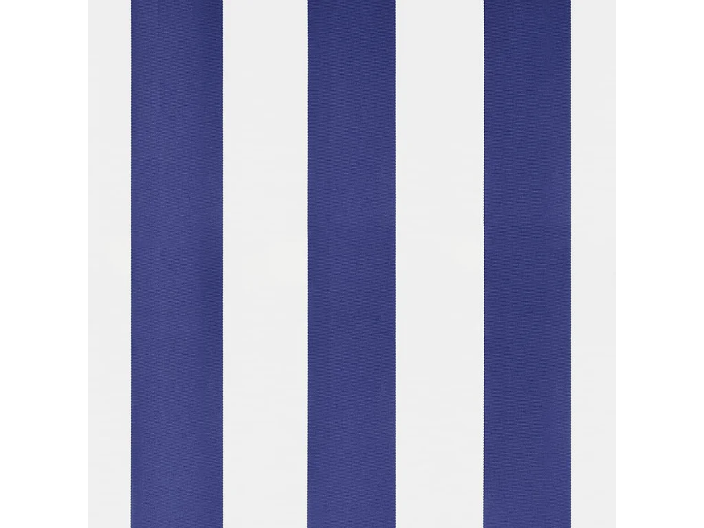 Blau-weiße selbsttragende Markise 400x300 cm aus Stoff und Stahl