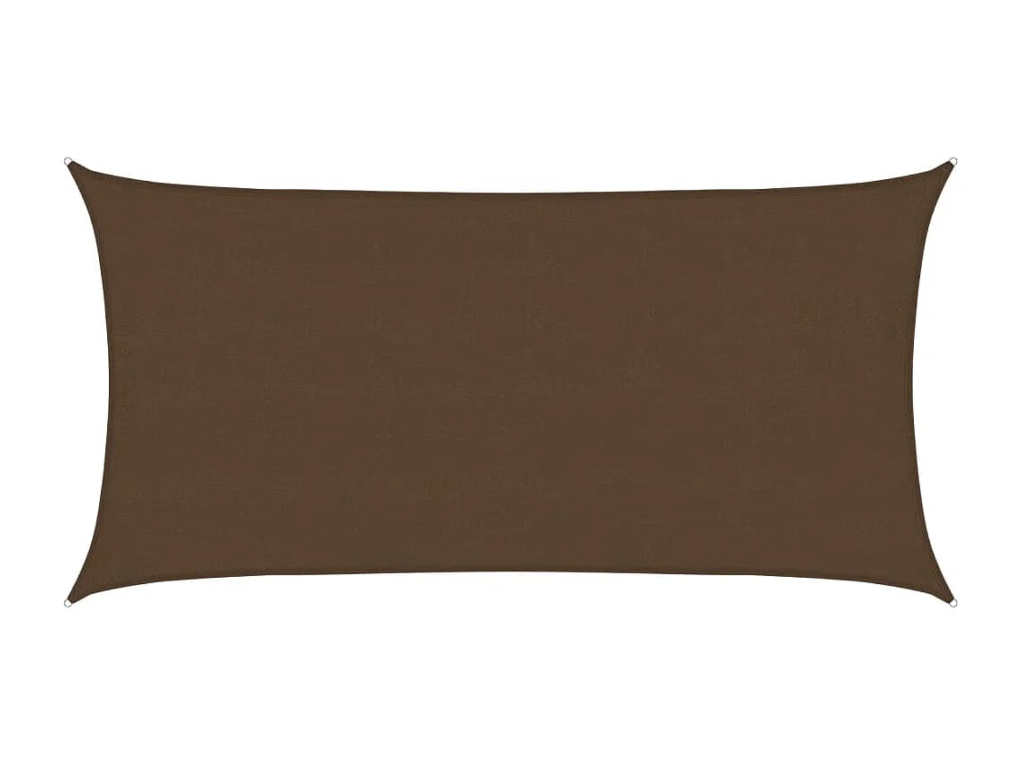 Vela de sombra 160 g/m² Castanho 4x7 m HDPE