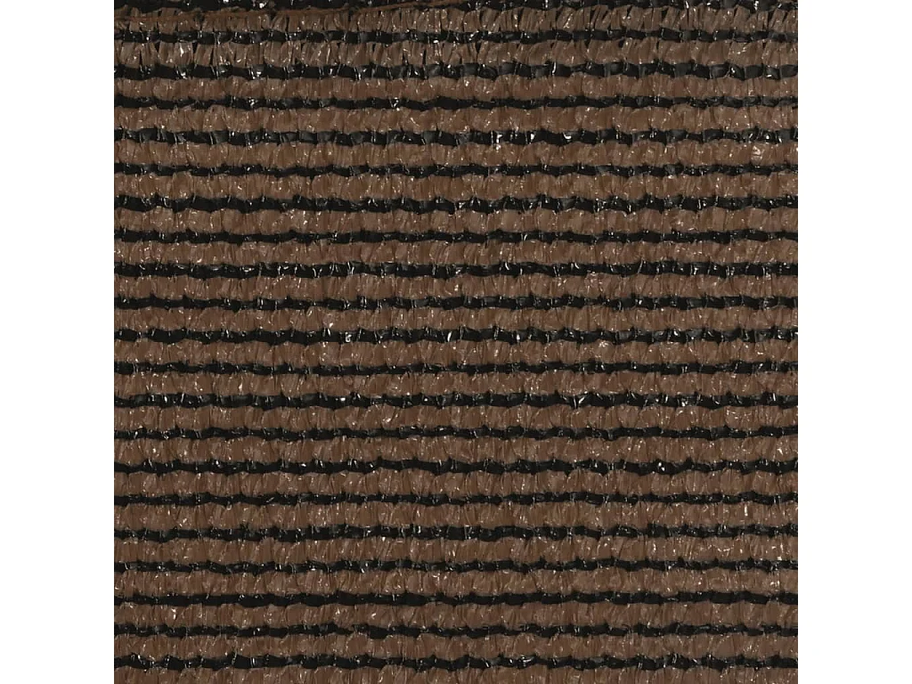 Voile d'ombrage 160 g/m² Marron 4x7 m PEHD