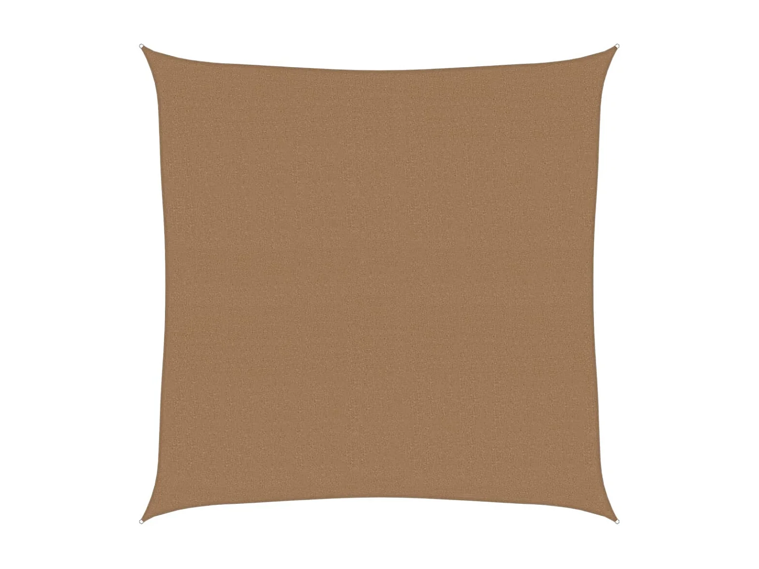 Voile d'ombrage 160 g/m² Taupe 4x4 m PEHD