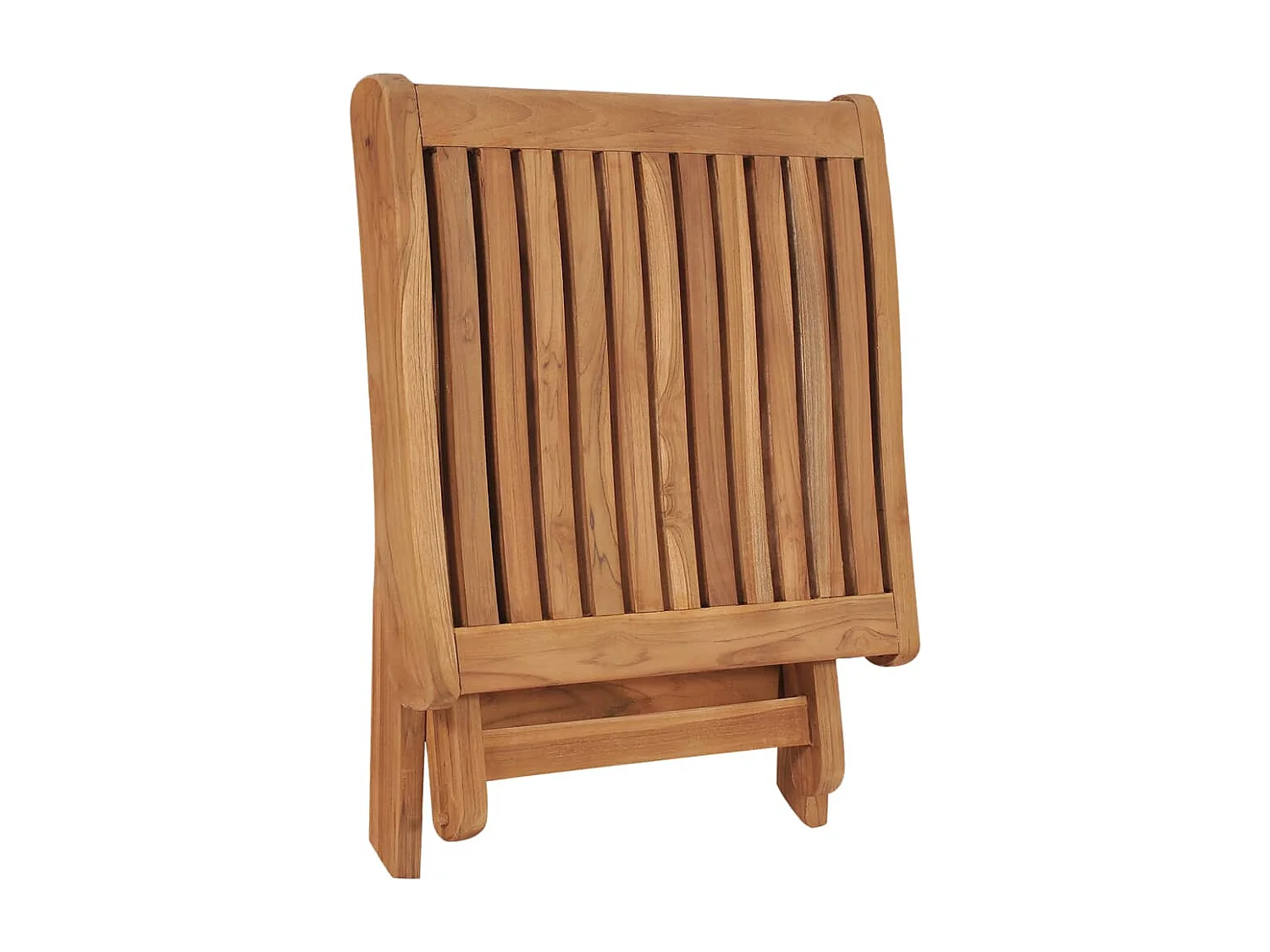 Reposapiés plegable 46,5x49x41,5 cm Madera maciza de teca