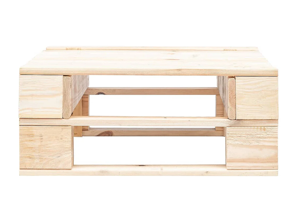 Repousa-pés de madeira para jardim