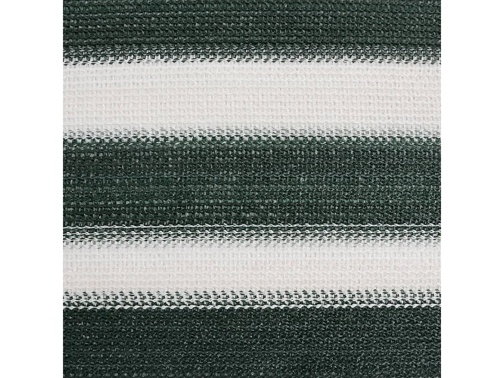 Filet brise-vue vert et blanc 1,5x25 m PEHD 150 g/m²