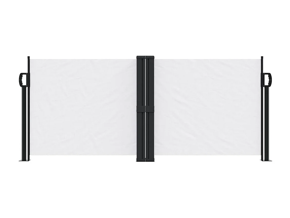 Toldo lateral retrátil branco 100x1000 cm