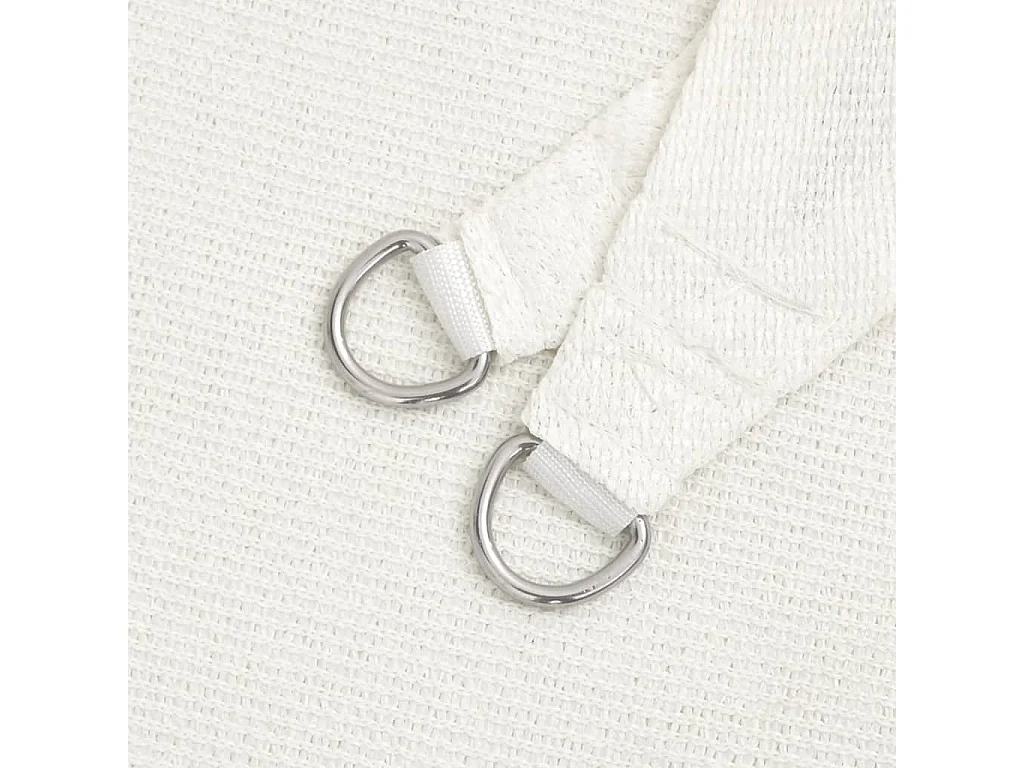 Voile d'ombrage 160 g/m² Blanc 5x6 m PEHD