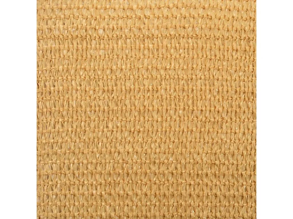 Voile d'ombrage 160 g/m² rectangulaire sable 3x6 m PEHD
