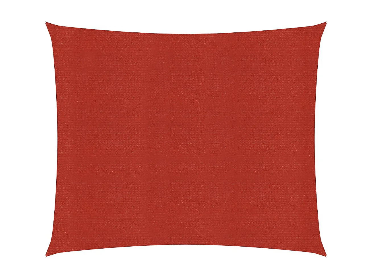 Vela ombreggiante 160 g/m² Rossa 4x4 m HDPE
