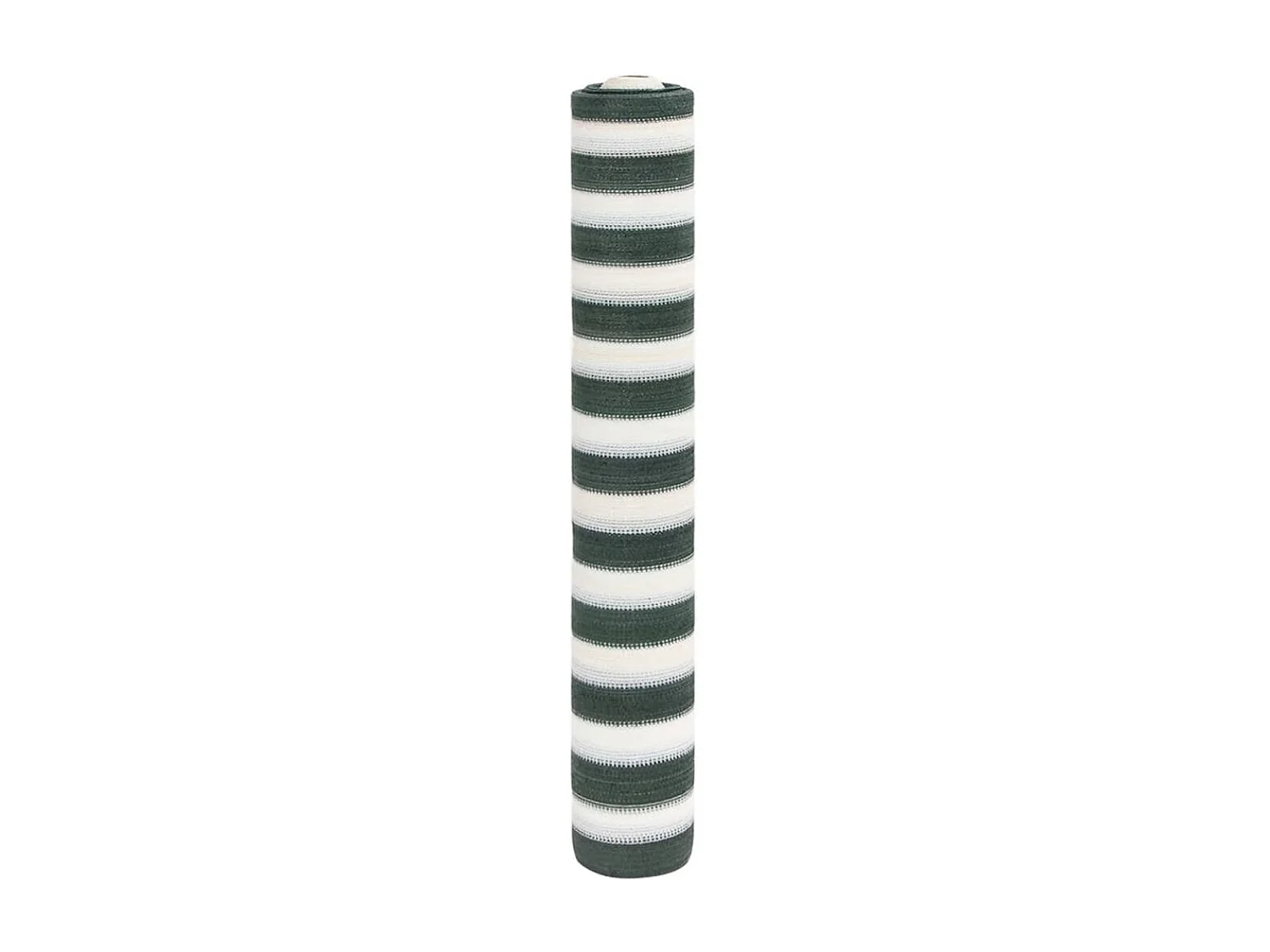 Filet brise-vue vert et blanc 1,5x25 m PEHD 195 g/m²