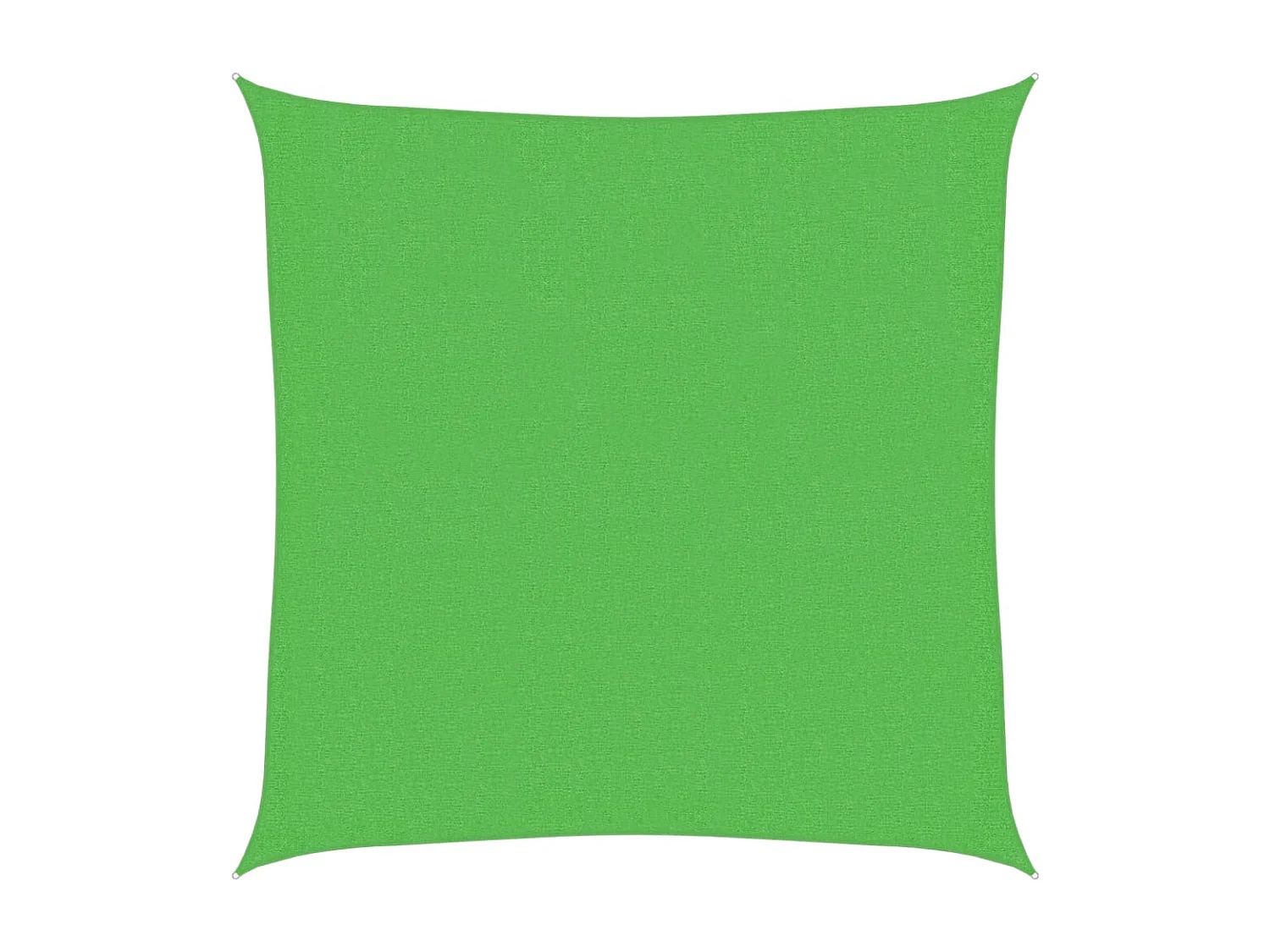 Voile d'ombrage 160 g/m² Vert clair 3x3 m PEHD