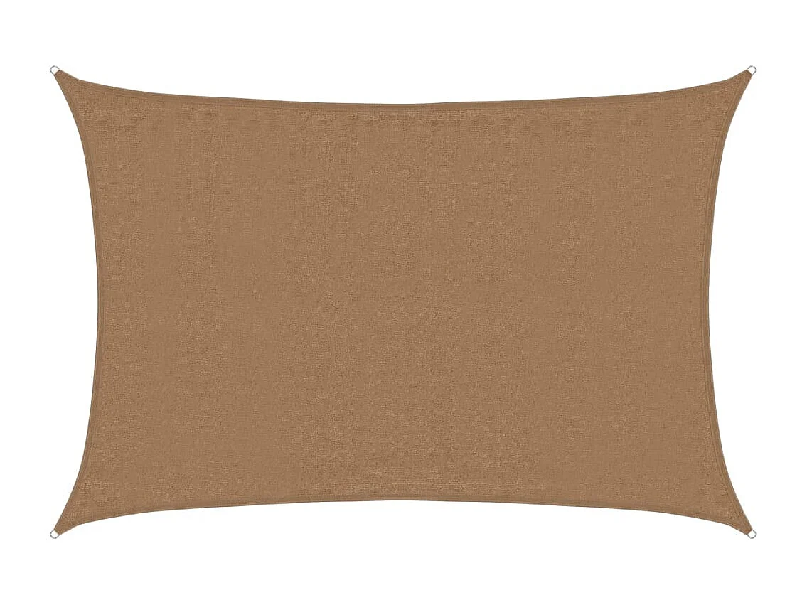 Voile d'ombrage 160 g/m² Taupe 3,5x5 m PEHD