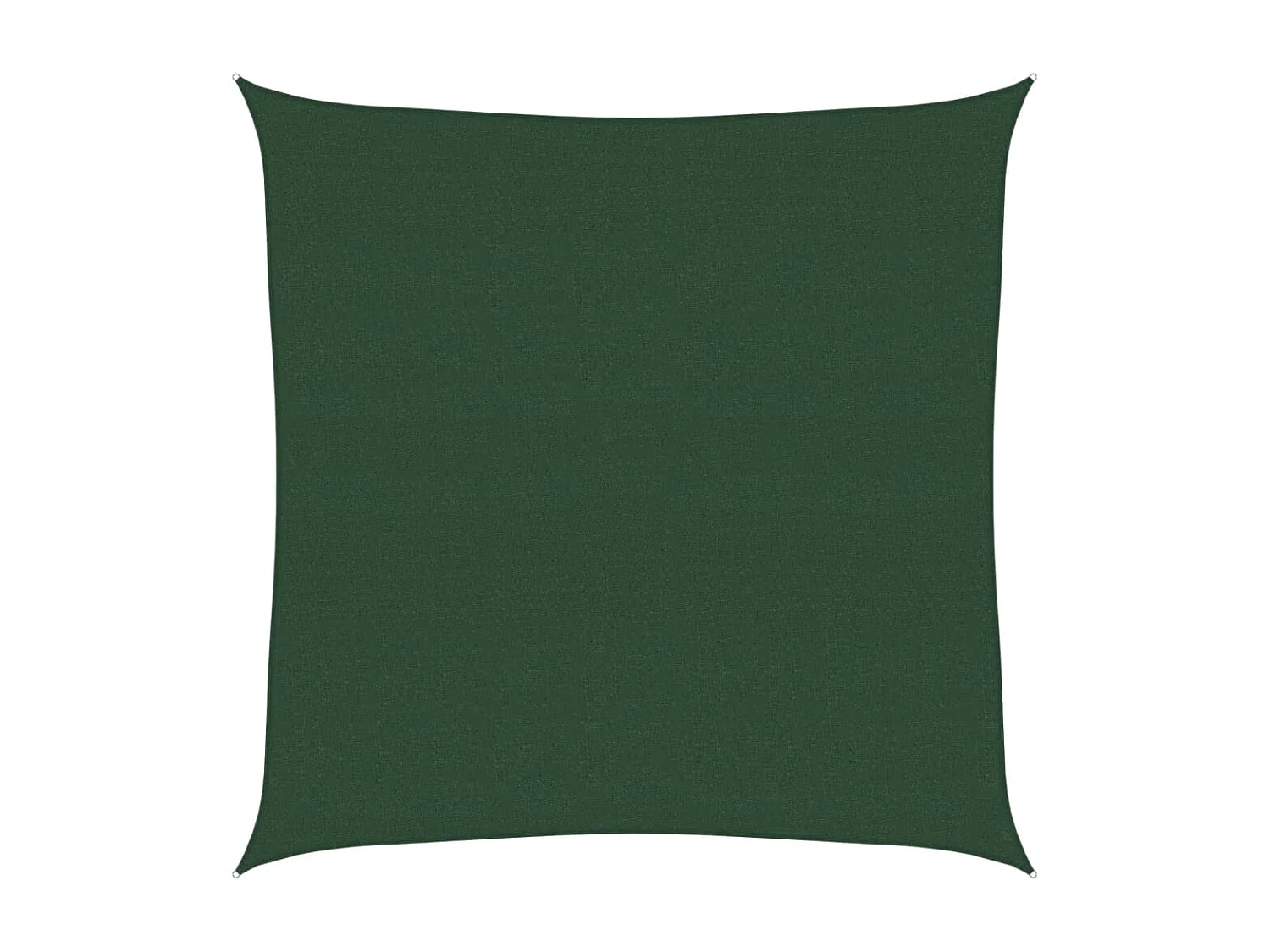 Sonnensegel 160 g/m² Dunkelgrün 4x4 m HDPE