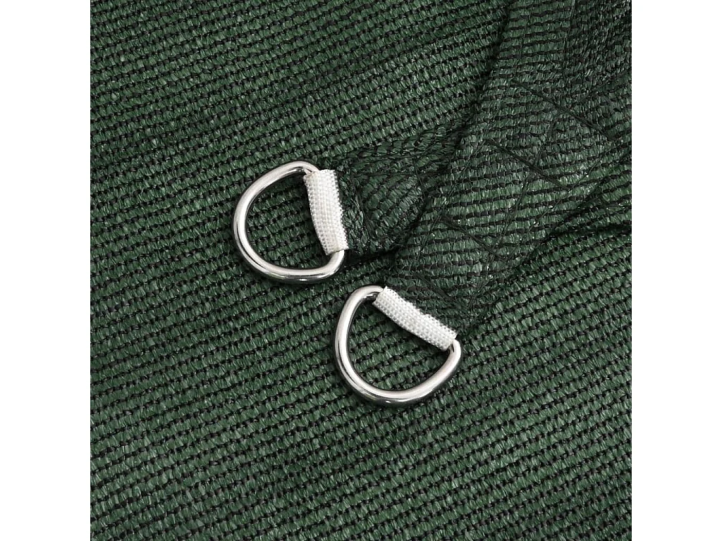 Voile d'ombrage 160 g/m² Vert foncé 4x4 m PEHD