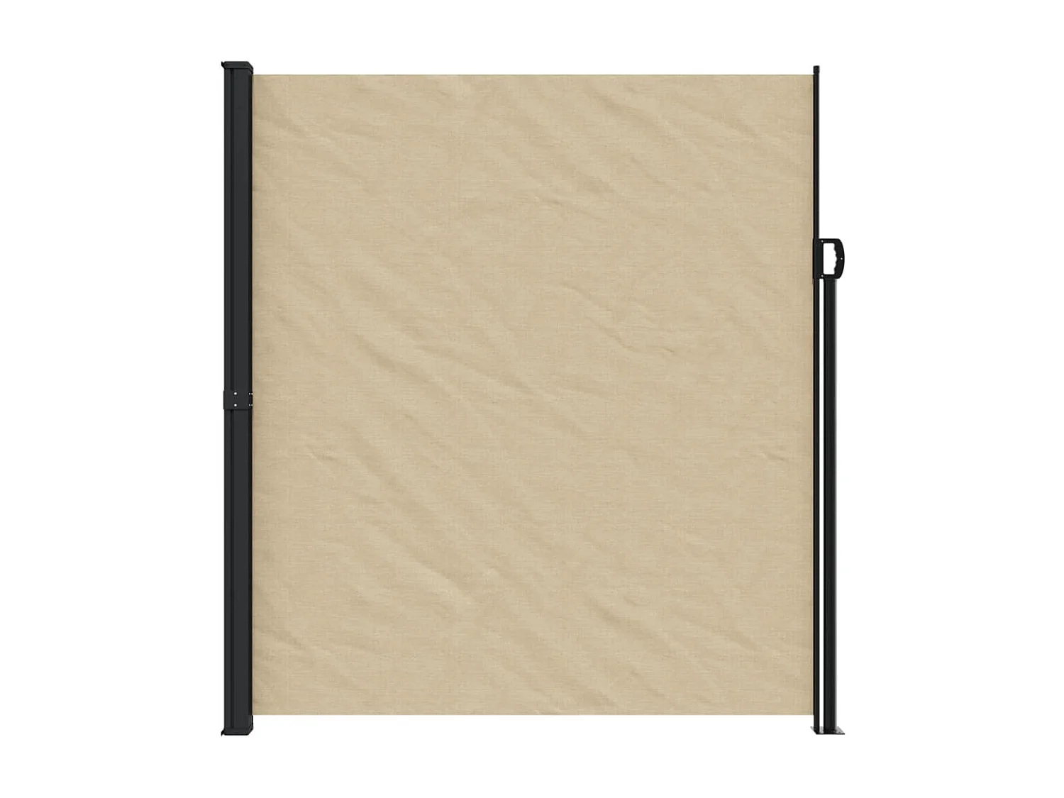 Tenda laterale retrattile beige 220x600 cm