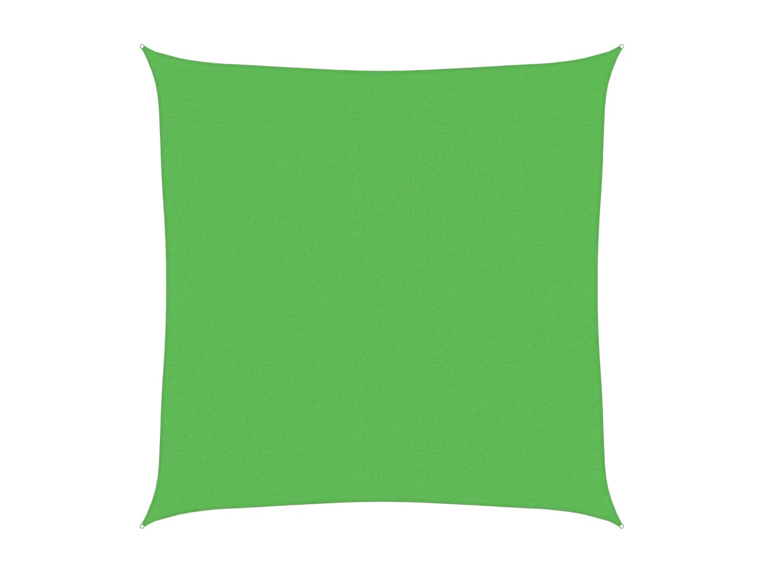 Voile d'ombrage 160 g/m² Vert clair 4x4 m PEHD