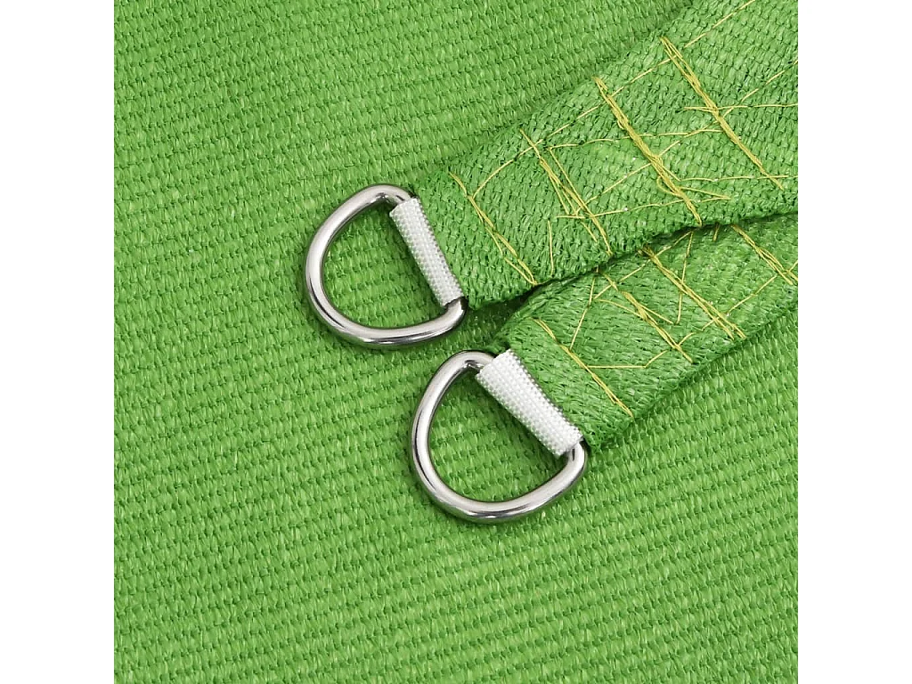 Voile d'ombrage 160 g/m² Vert clair 4x4 m PEHD