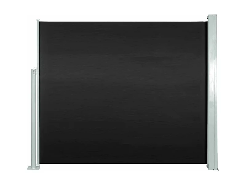 Tenda laterale retrattile 120 x 300 cm Nera