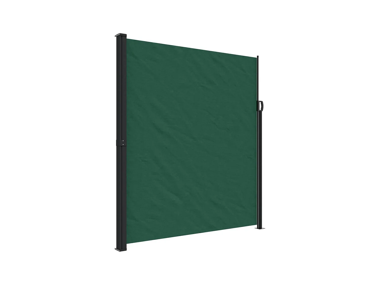 Auvent latéral rétractable vert foncé 220x300 cm