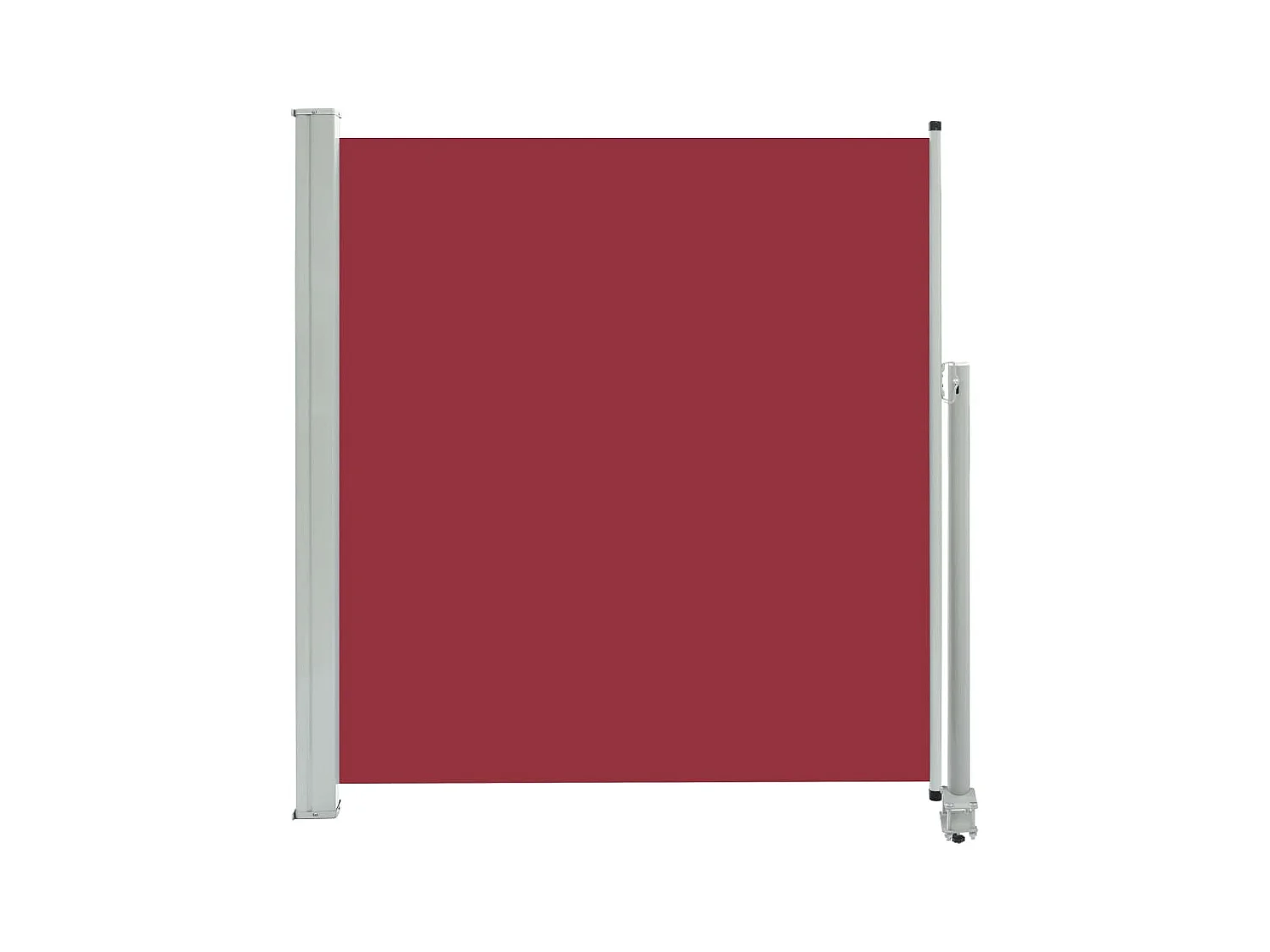 Auvent latéral rétractable de patio 140 x 300 cm Rouge