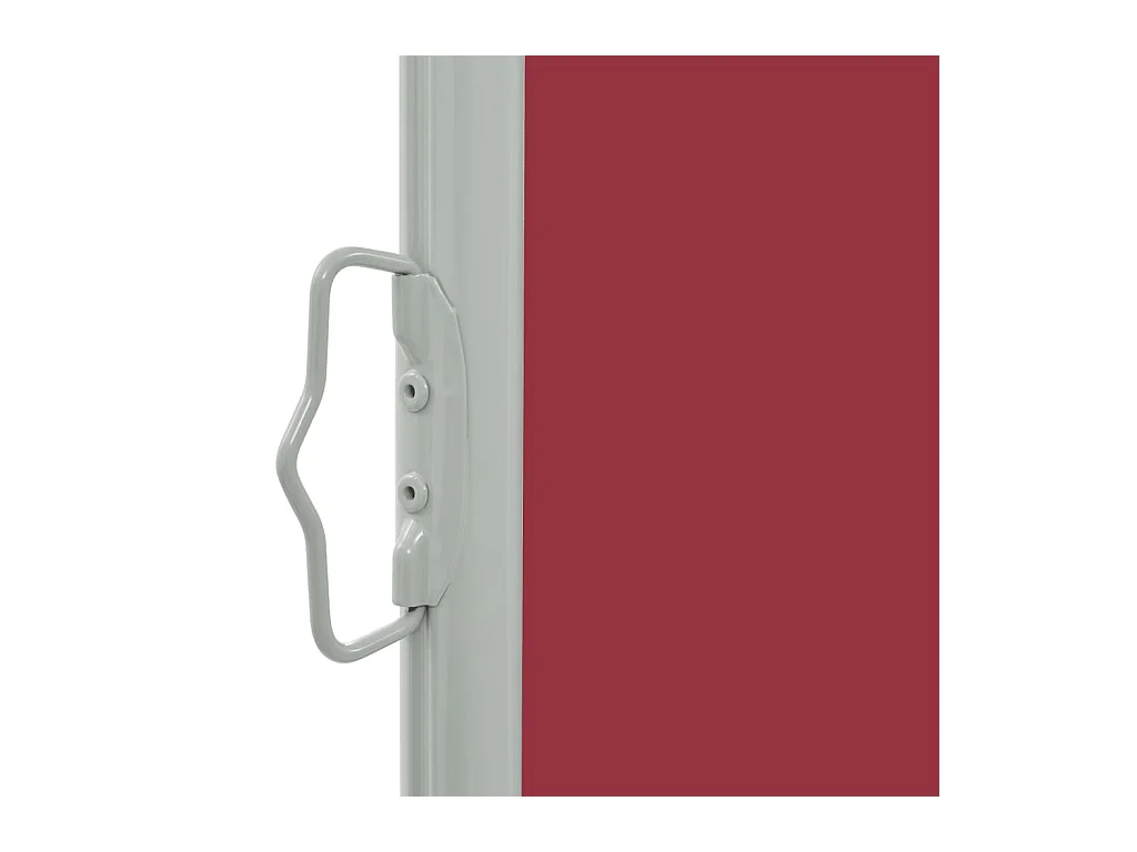Auvent latéral rétractable de patio 140 x 300 cm Rouge