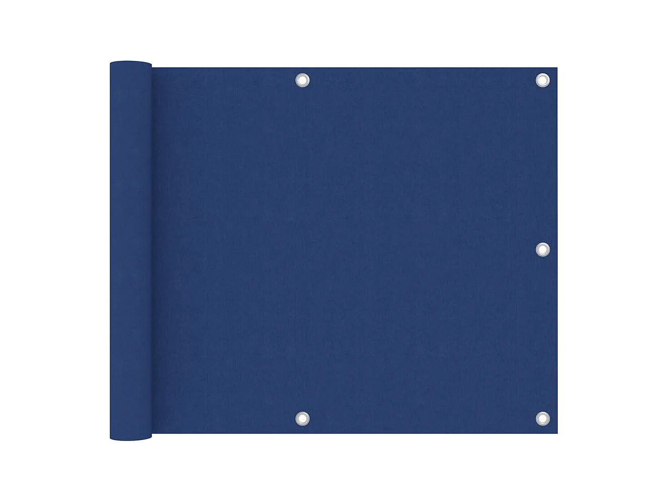 Balkonschirm Blau 75x600 cm Oxford-Stoff