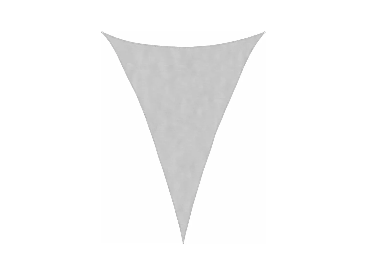 Hellgraues Sonnensegel 5x7x7 m, 100 % Polyester Oxford