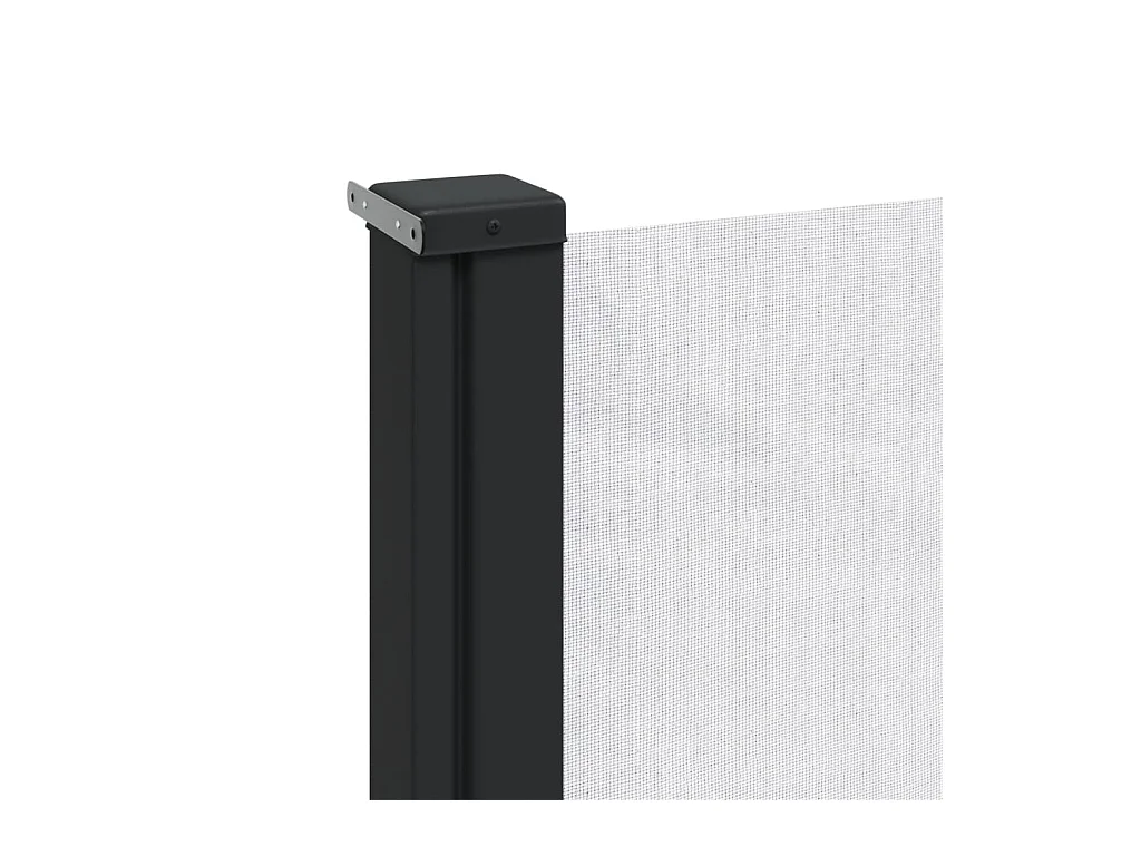 Auvent latéral rétractable blanc 100x500 cm