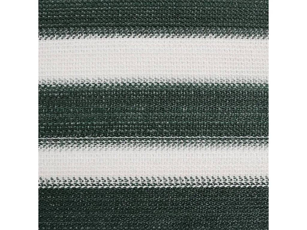 Filet brise-vue vert et blanc 1,8x25 m PEHD 75 g/m²