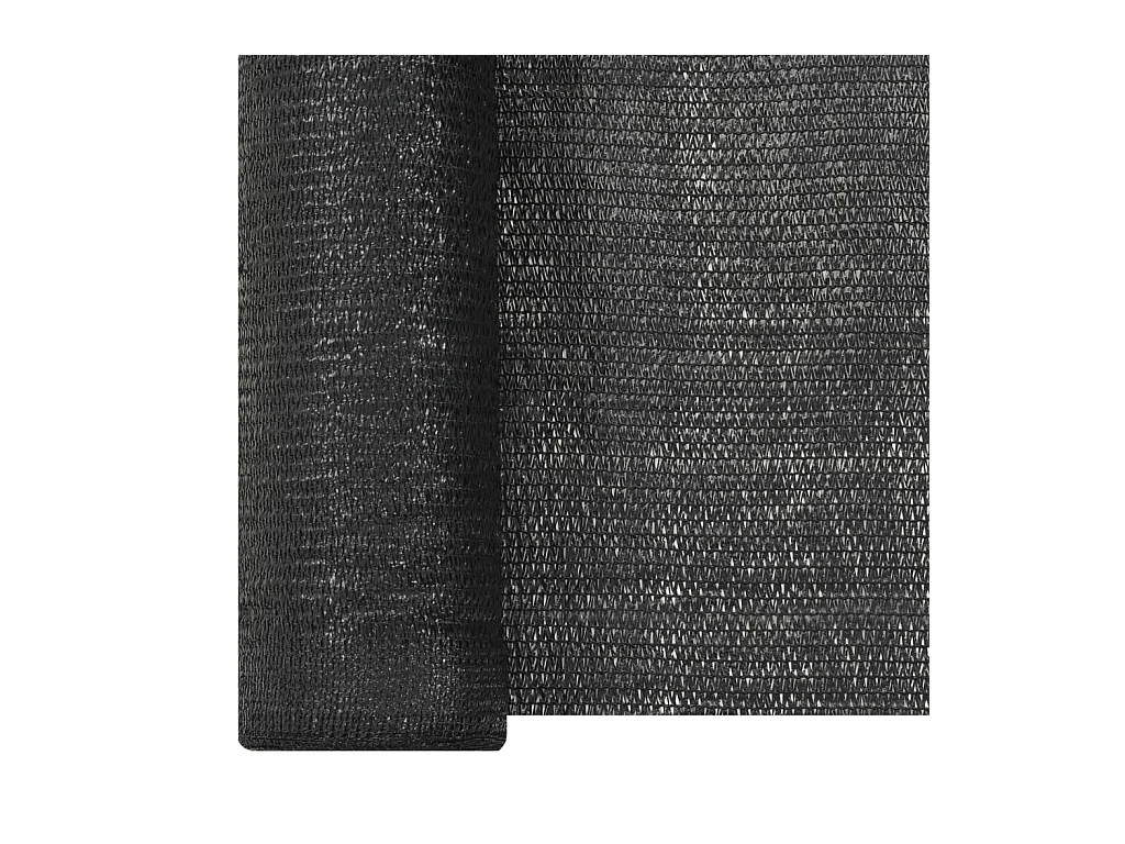Red de privacidad Negra 1,5x50 m HDPE 195 g/m²