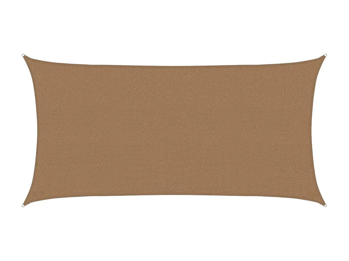 Voile d'ombrage 160 g/m² Taupe 2,5x4,5 m PEHD