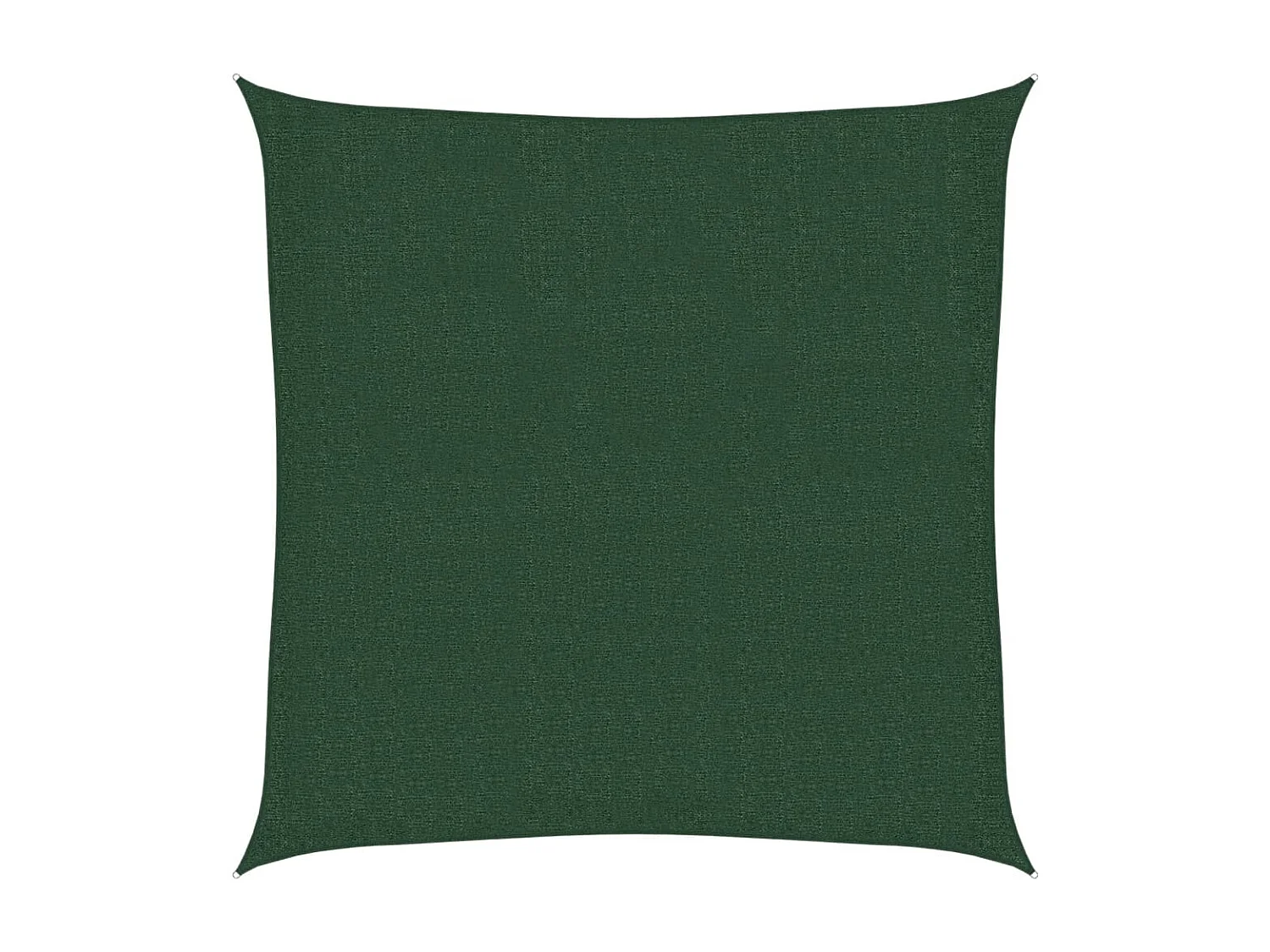 Voile d'ombrage 160 g/m² Vert foncé 2,5x2,5 m PEHD