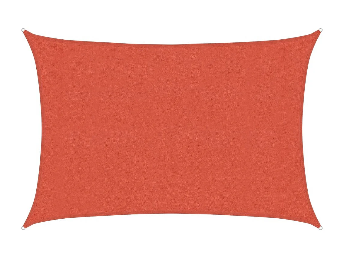 Voile d'ombrage 160 g/m² Terre cuite 3x5 m PEHD
