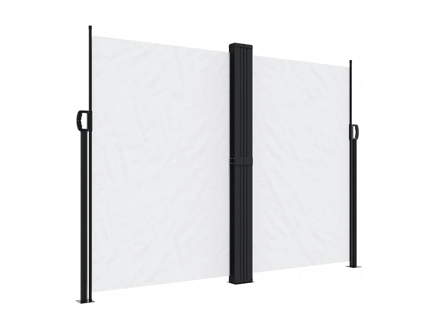 Tenda laterale retrattile bianca 180x600 cm