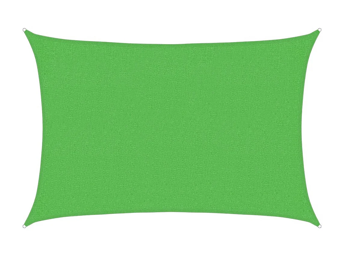 Vela ombreggiante 160 g/m² Verde chiaro 2x2,5 m HDPE