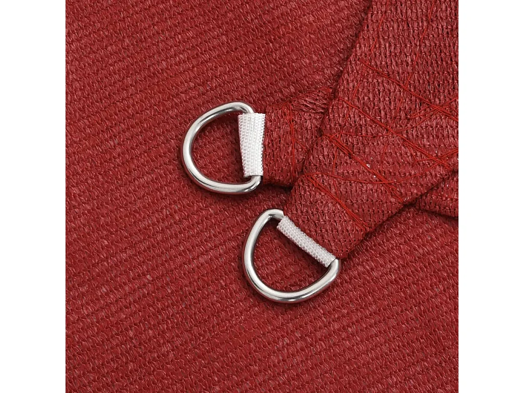 Sonnensegel 160 g/m² Rot 3x4 m HDPE